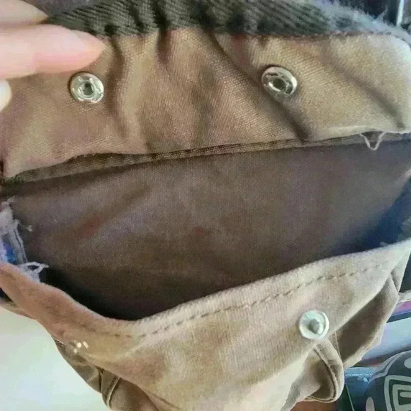 Beautiful Tan Brown TOMMY HILFIGER Travel Backpack Adjustable Pockets Unisex - Picture 6 of 10